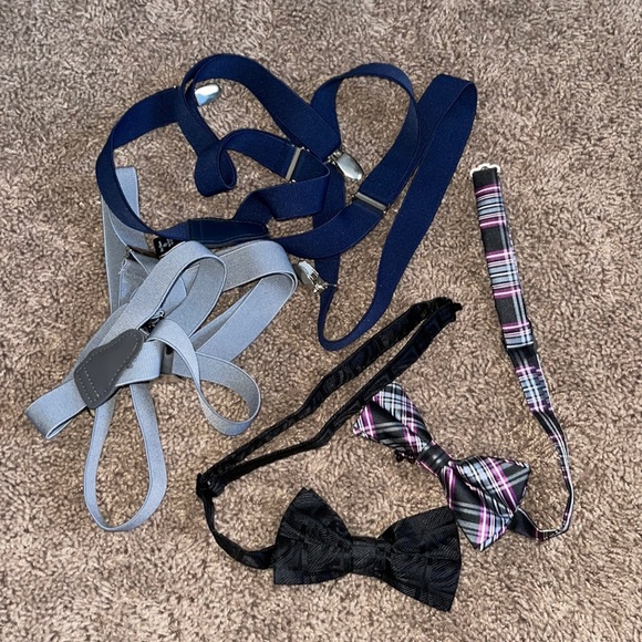 Other - Boys bow ties and suspenders bundle